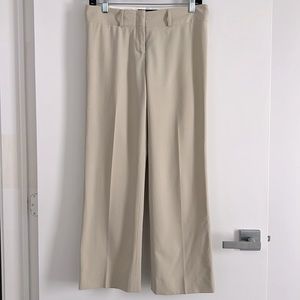 BCBGMaxAzria Tan Straight-Leg Trousers | Tailored Fit Size 2